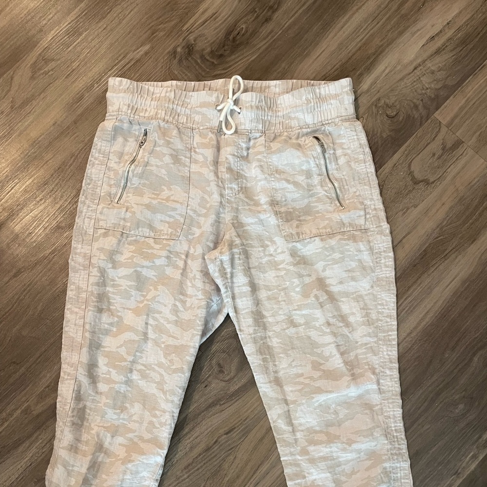 Athleta Cabo Tide Linen Jogger- Size 12